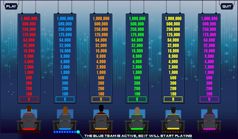 The Bible Game score panel